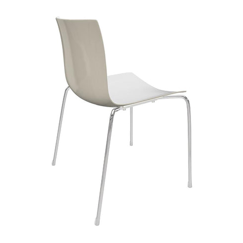 Catifa 46 0251 Chair Bicolored Frame Chrome